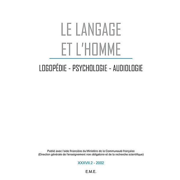 Logopédie - Psychologie - Audiologie, Collectif