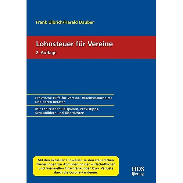 Lohnsteuer für Vereine, Harald Dauber, Frank Ulbrich