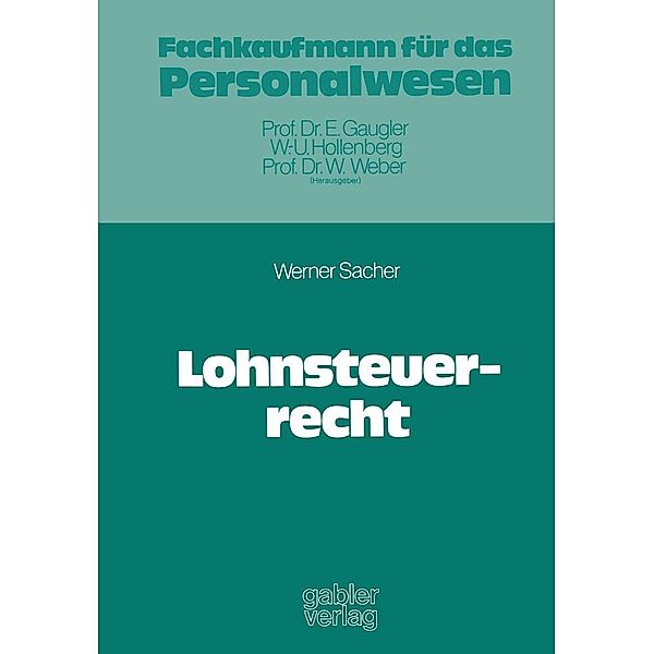 Lohnsteuerrecht, Werner Sacher