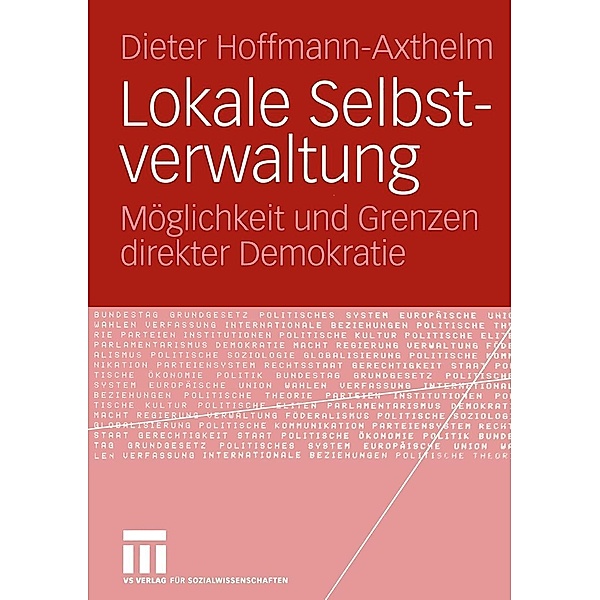 Lokale Selbstverwaltung, Dieter Hoffmann-Axthelm