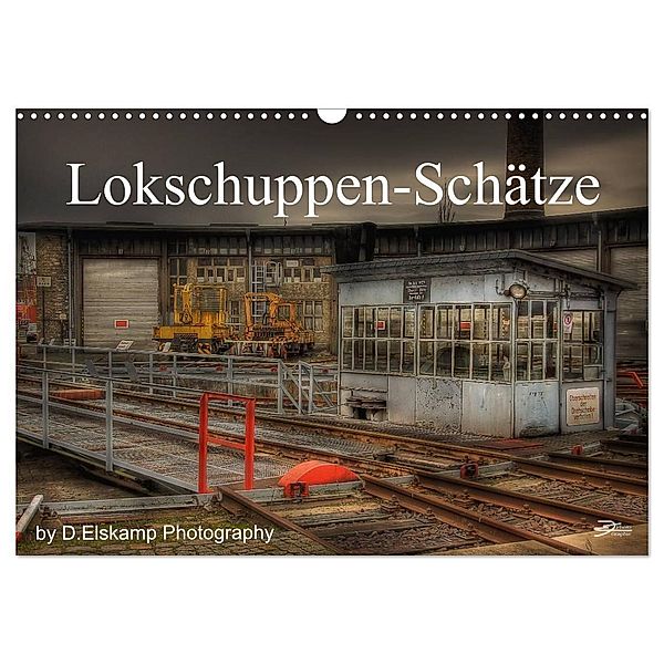 Lokschuppen-Schätze (Wandkalender 2024 DIN A3 quer), CALVENDO Monatskalender, Danny Elskamp