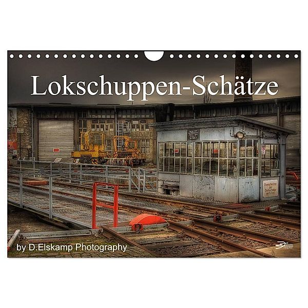 Lokschuppen-Schätze (Wandkalender 2024 DIN A4 quer), CALVENDO Monatskalender, Danny Elskamp