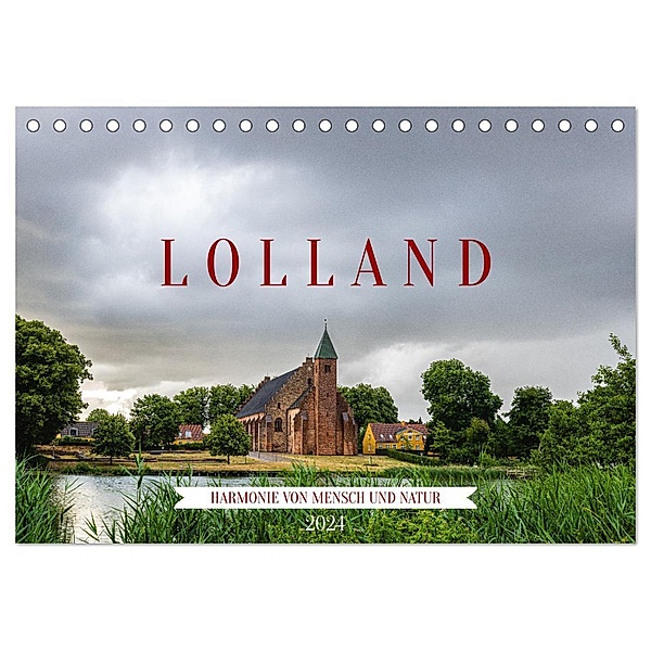 Lolland - Harmonie von Mensch und Natur (Tischkalender 2024 DIN A5 quer), CALVENDO Monatskalender, Reinhard Müller