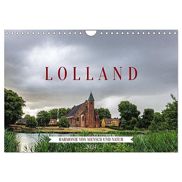 Lolland - Harmonie von Mensch und Natur (Wandkalender 2024 DIN A4 quer), CALVENDO Monatskalender, Reinhard Müller