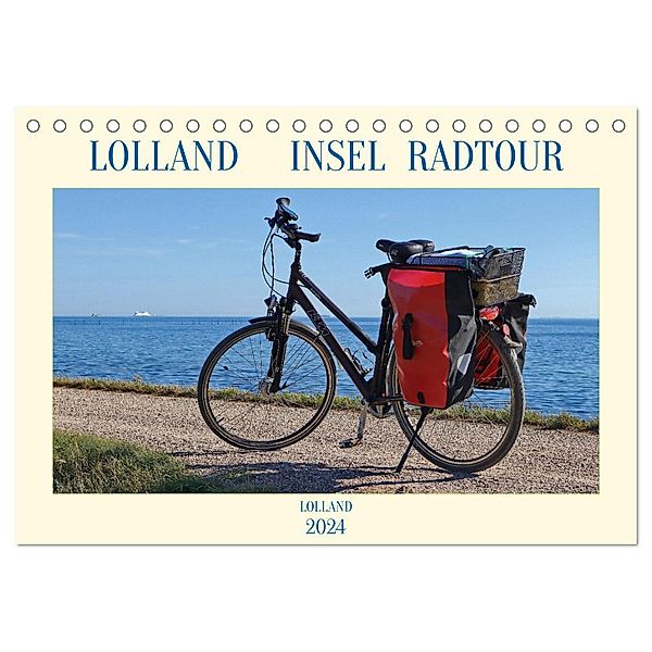 Lolland Insel Radtour = Projekt # 330 (Tischkalender 2024 DIN A5 quer), CALVENDO Monatskalender, Calvendo