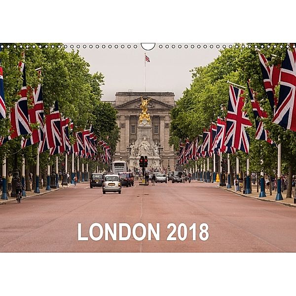 London 2018 (Wall Calendar 2018 DIN A3 Landscape), Matthew Malloy