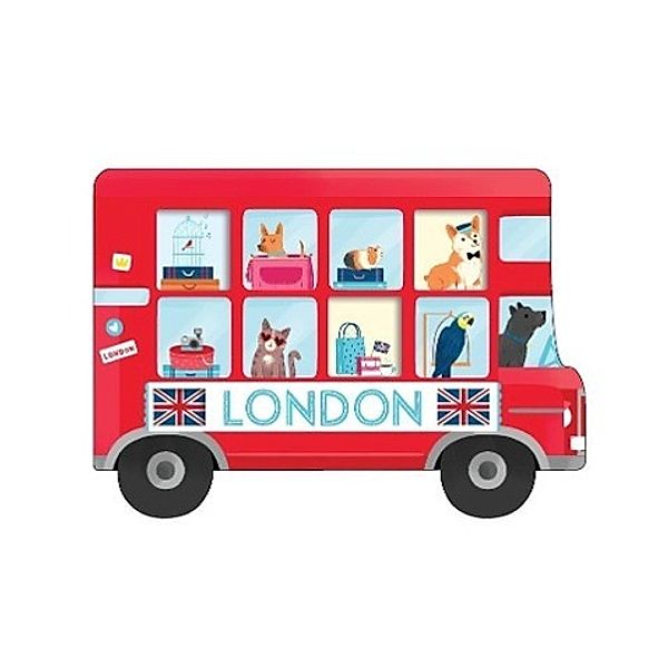 London Bus Shaped Cover Sticky Notes, Aylssa Nassner