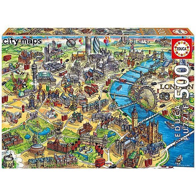 London City Maps 500 Teile Puzzle jetzt bei Weltbild.de bestellen
