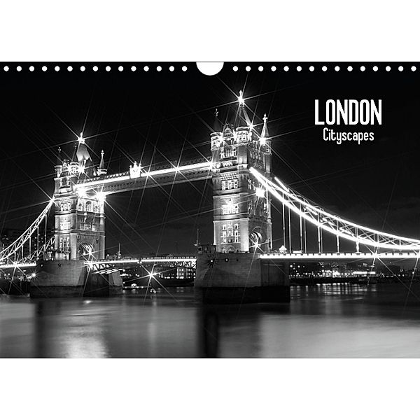 LONDON - Cityscapes (FL - Version) (Wandkalender 2014 DIN A4 quer), Melanie Viola