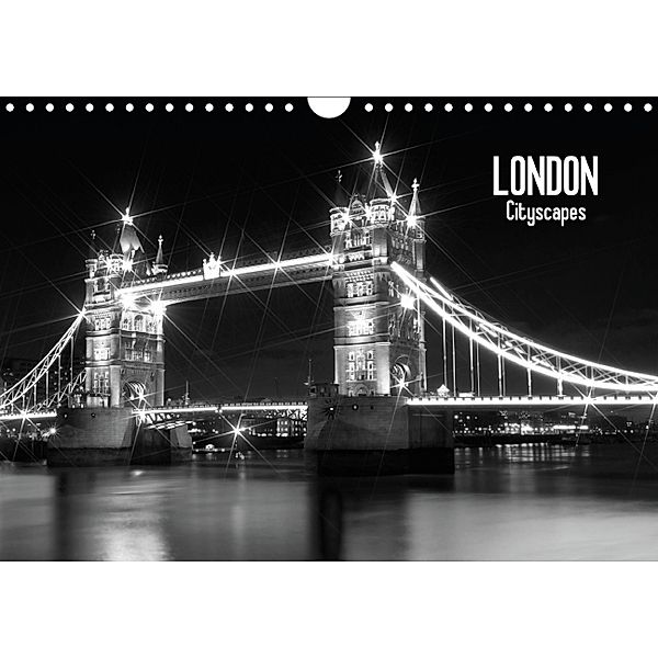 LONDON - Cityscapes (M - Version) (Wall Calendar 2014 DIN A4 Landscape), Melanie Viola