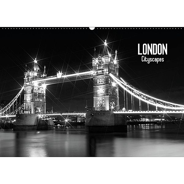 LONDON - Cityscapes (M - Version) (Wall Calendar 2014 DIN A2 Landscape), Melanie Viola