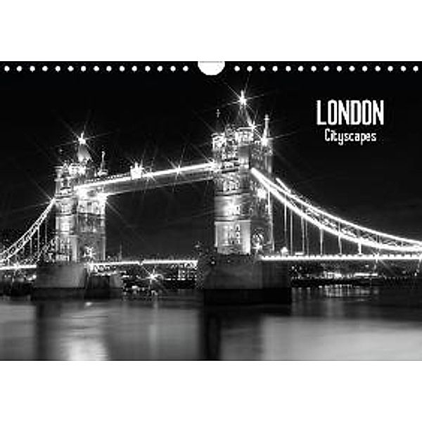LONDON - Cityscapes (M - Version) (Wall Calendar 2015 DIN A4 Landscape), Melanie Viola
