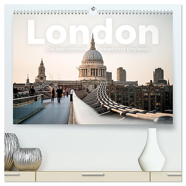 London - Die faszinierende Hauptstadt Englands. (hochwertiger Premium Wandkalender 2024 DIN A2 quer), Kunstdruck in Hochglanz, M. Scott
