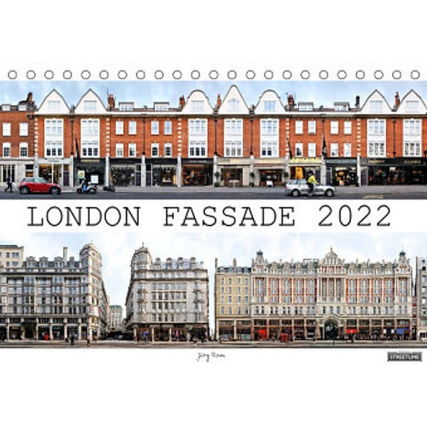 London Fassade 2022 (Tischkalender 2022 DIN A5 quer), Jörg Rom