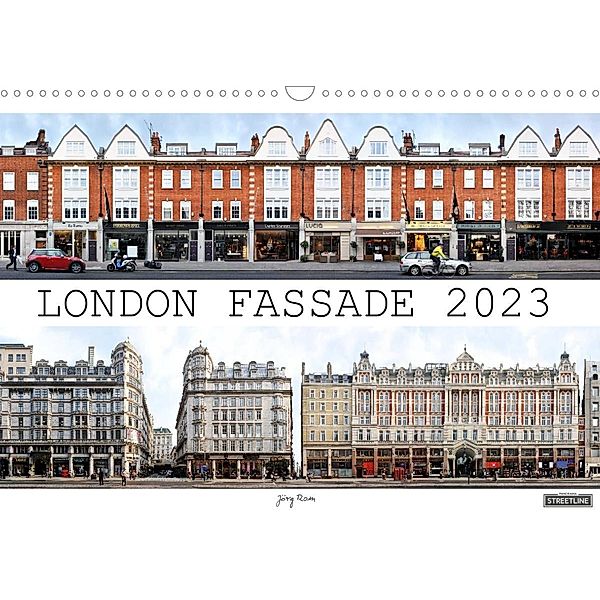 London Fassade 2023 (Wandkalender 2023 DIN A3 quer), Jörg Rom