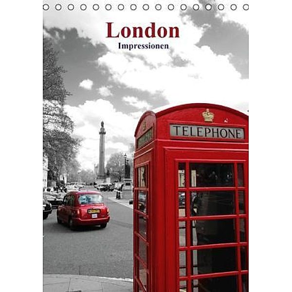 London - Impressionen (Tischkalender 2015 DIN A5 hoch), Hartwig Bambach
