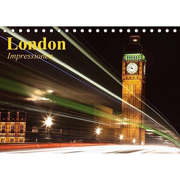 London - Impressionen (Tischkalender 2017 DIN A5 quer), Elisabeth Stanzer