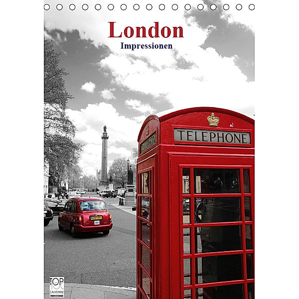 London - Impressionen (Tischkalender 2019 DIN A5 hoch), Hartwig Bambach