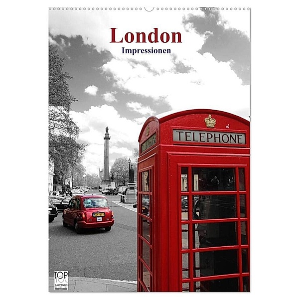 London - Impressionen (Wandkalender 2024 DIN A2 hoch), CALVENDO Monatskalender, Hartwig Bambach