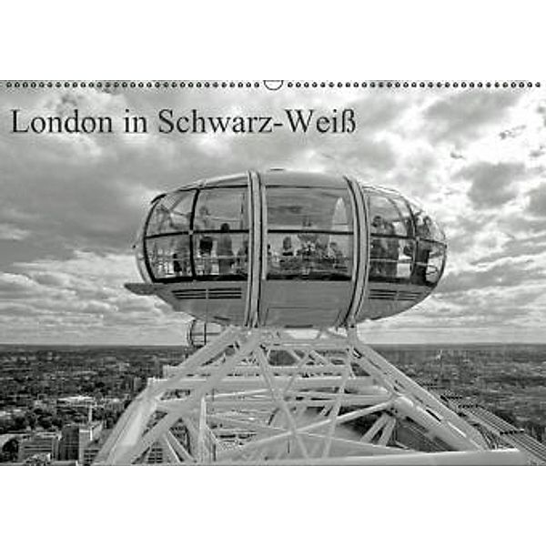 London in Schwarz-Weiß (Wandkalender 2015 DIN A2 quer), Frank Brehm