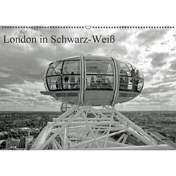 London in Schwarz-Weiß (Wandkalender 2016 DIN A2 quer), Frank Brehm