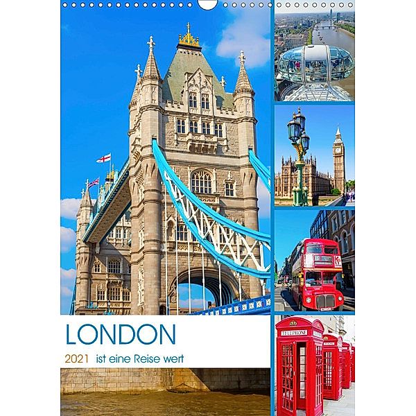London ist eine Reise wert (Wandkalender 2021 DIN A3 hoch), Christian Müller