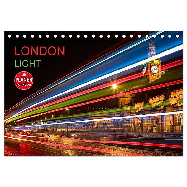 London Light (Tischkalender 2024 DIN A5 quer), CALVENDO Monatskalender, Dirk Meutzner