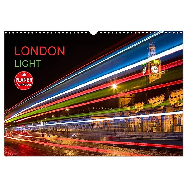 London Light (Wandkalender 2024 DIN A3 quer), CALVENDO Monatskalender, Dirk Meutzner