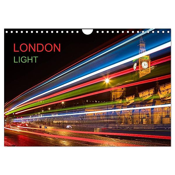 London Light (Wandkalender 2024 DIN A4 quer), CALVENDO Monatskalender, Dirk Meutzner