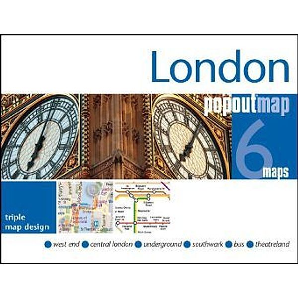 London PopOut Map, 6 maps