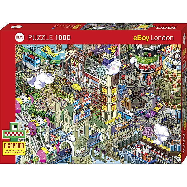 Heye, Heye Puzzle London Quest Puzzle, eBoy