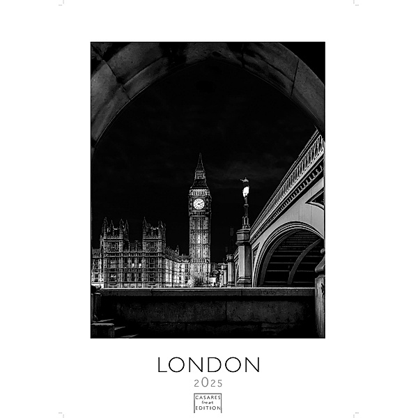 London schwarz-weiss 2025 L 59x42cm