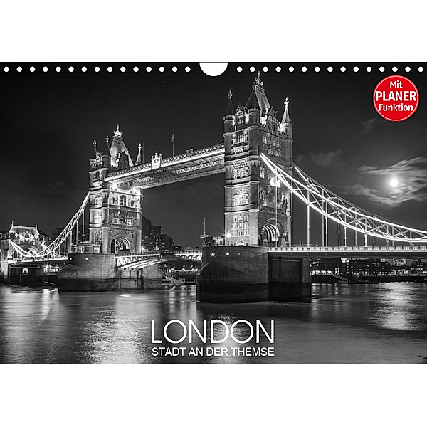 London Stadt an der Themse (Wandkalender 2019 DIN A4 quer), Dirk Meutzner