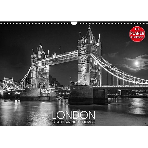 London Stadt an der Themse (Wandkalender 2021 DIN A3 quer), Dirk Meutzner