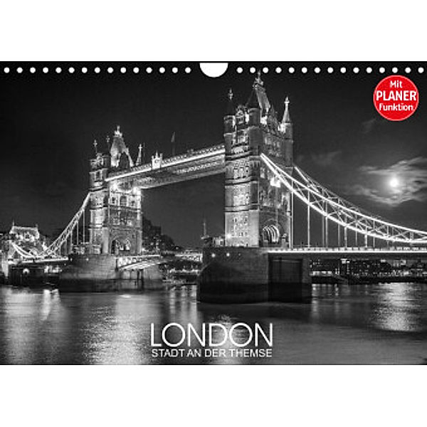 London Stadt an der Themse (Wandkalender 2022 DIN A4 quer), Dirk Meutzner