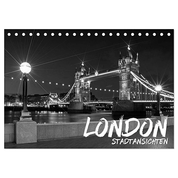 LONDON Stadtansichten (Tischkalender 2024 DIN A5 quer), CALVENDO Monatskalender, Melanie Viola