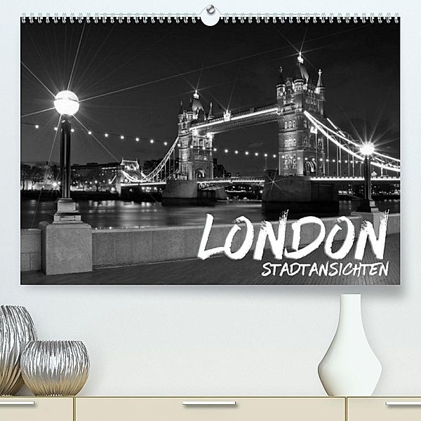 LONDON StadtansichtenCH-Version  (Premium, hochwertiger DIN A2 Wandkalender 2023, Kunstdruck in Hochglanz), Melanie Viola