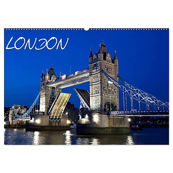 LONDON (Wandkalender 2024 DIN A2 quer), CALVENDO Monatskalender, Juergen Schonnop