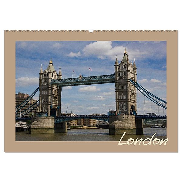 London (Wandkalender 2024 DIN A2 quer), CALVENDO Monatskalender, Andrea Koch