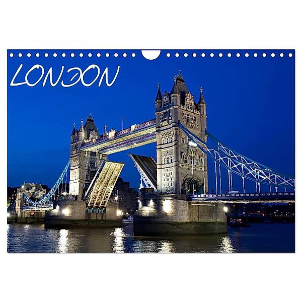 LONDON (Wandkalender 2024 DIN A4 quer), CALVENDO Monatskalender, Juergen Schonnop