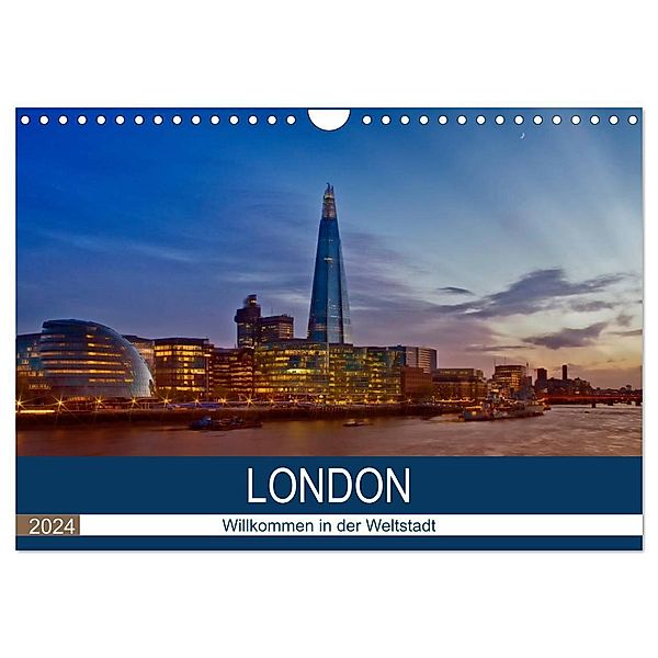 LONDON Willkommen in der Weltstadt (Wandkalender 2024 DIN A4 quer), CALVENDO Monatskalender, Melanie Viola
