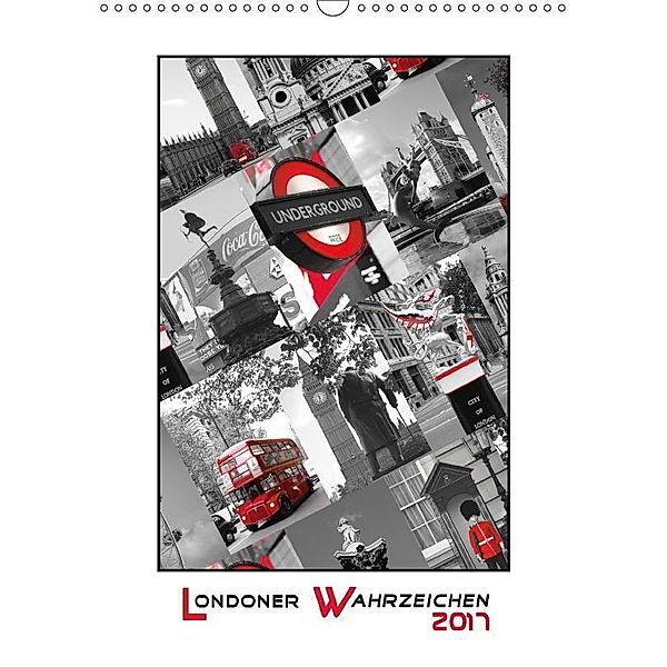 Londoner Wahrzeichen (Wandkalender 2017 DIN A3 hoch), Gregor Müller