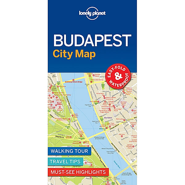 Lonely Planet Budapest City Map, Lonely Planet