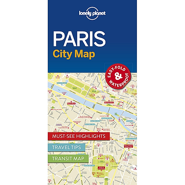Lonely Planet City Map / Lonely Planet Paris City Map, Lonely Planet