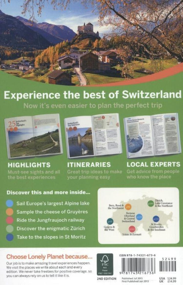 Lonely Planet Discover Switzerland Buch versandkostenfrei bei Weltbild.de