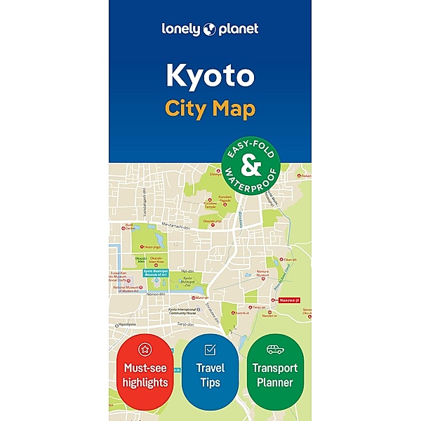 Lonely Planet Kyoto City Map, Joe Bindloss, Stuart Butler, Bradley Mayhew