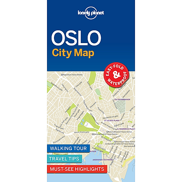 Lonely Planet Oslo City Map, Lonely Planet