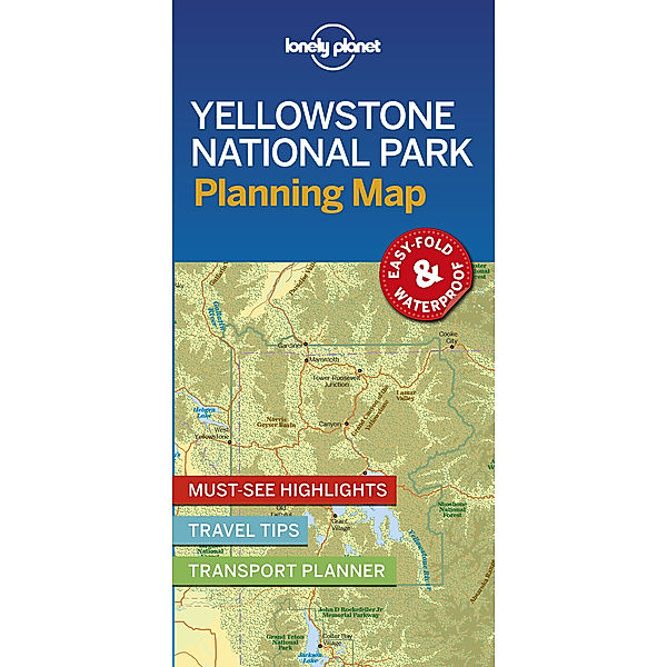 Lonely Planet Planning Maps / Lonely Planet Yellowstone National Park Planning Map, Lonely Planet