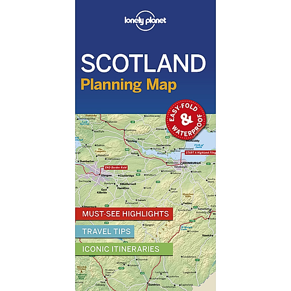 Lonely Planet Planning Maps / Lonely Planet Scotland Planning Map, Lonely Planet