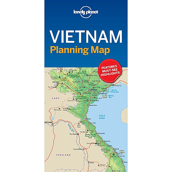 Lonely Planet Planning Maps / Lonely Planet Vietnam Planning Map, Lonely Planet